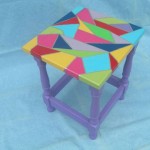 Stained Glass Style Child's Table