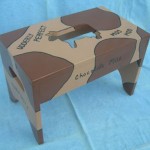 Udderly Perfect Cow-Themed Stool